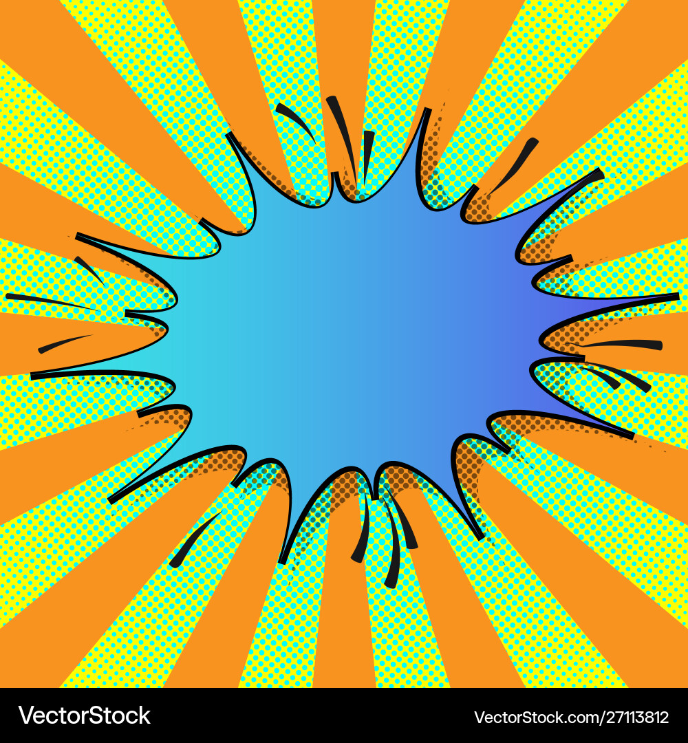 Comic speech bubble Royalty Free Vector Image - VectorStock