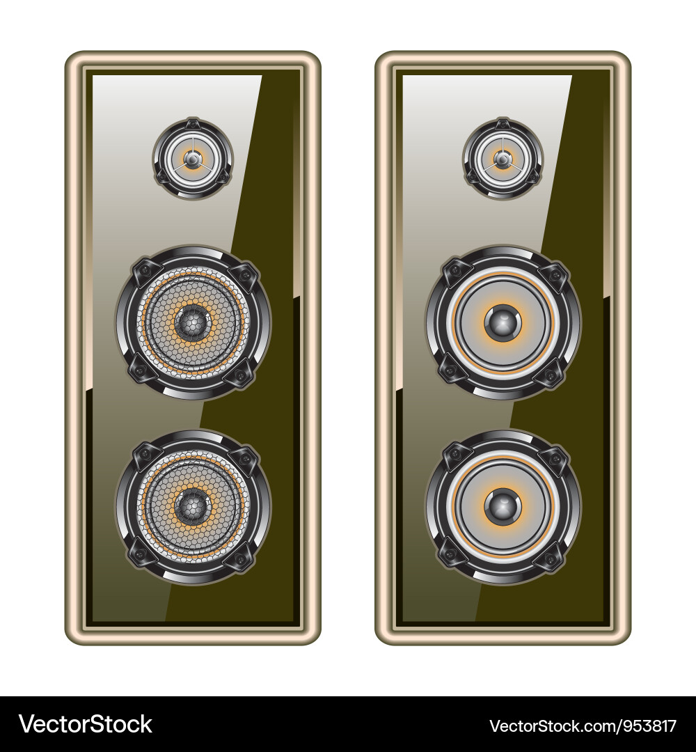 Audio speaker Royalty Free Vector Image - VectorStock