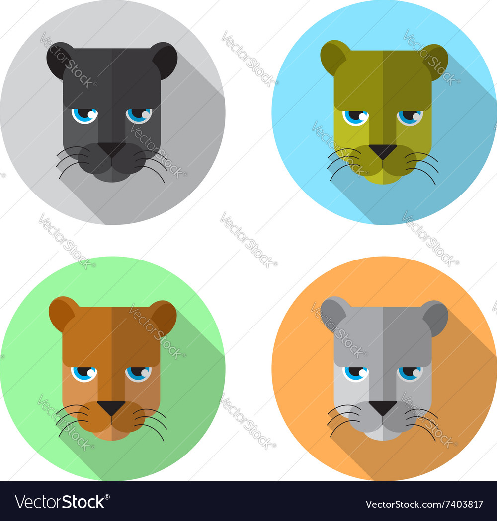 Panther head icon Royalty Free Vector Image - VectorStock