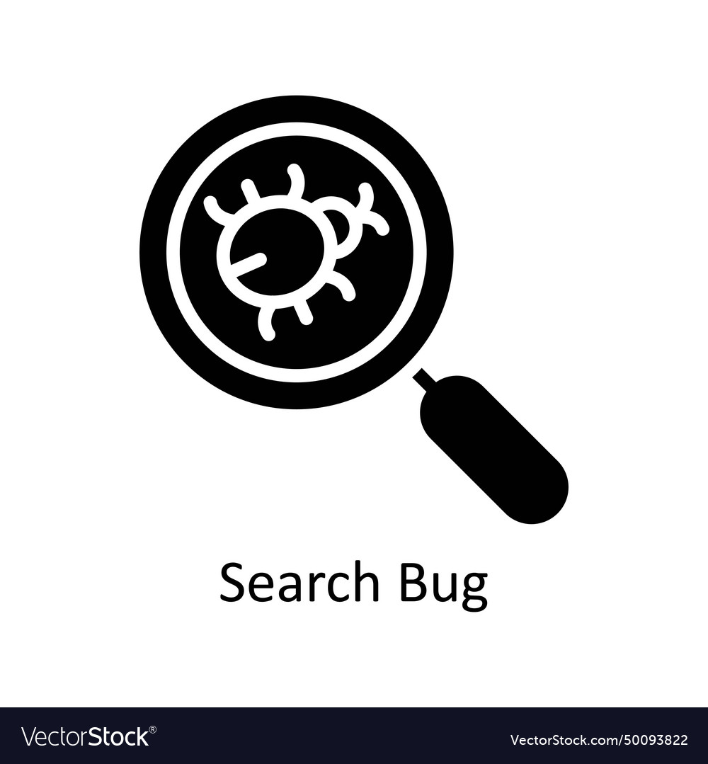 Suche Bug solid icon style e