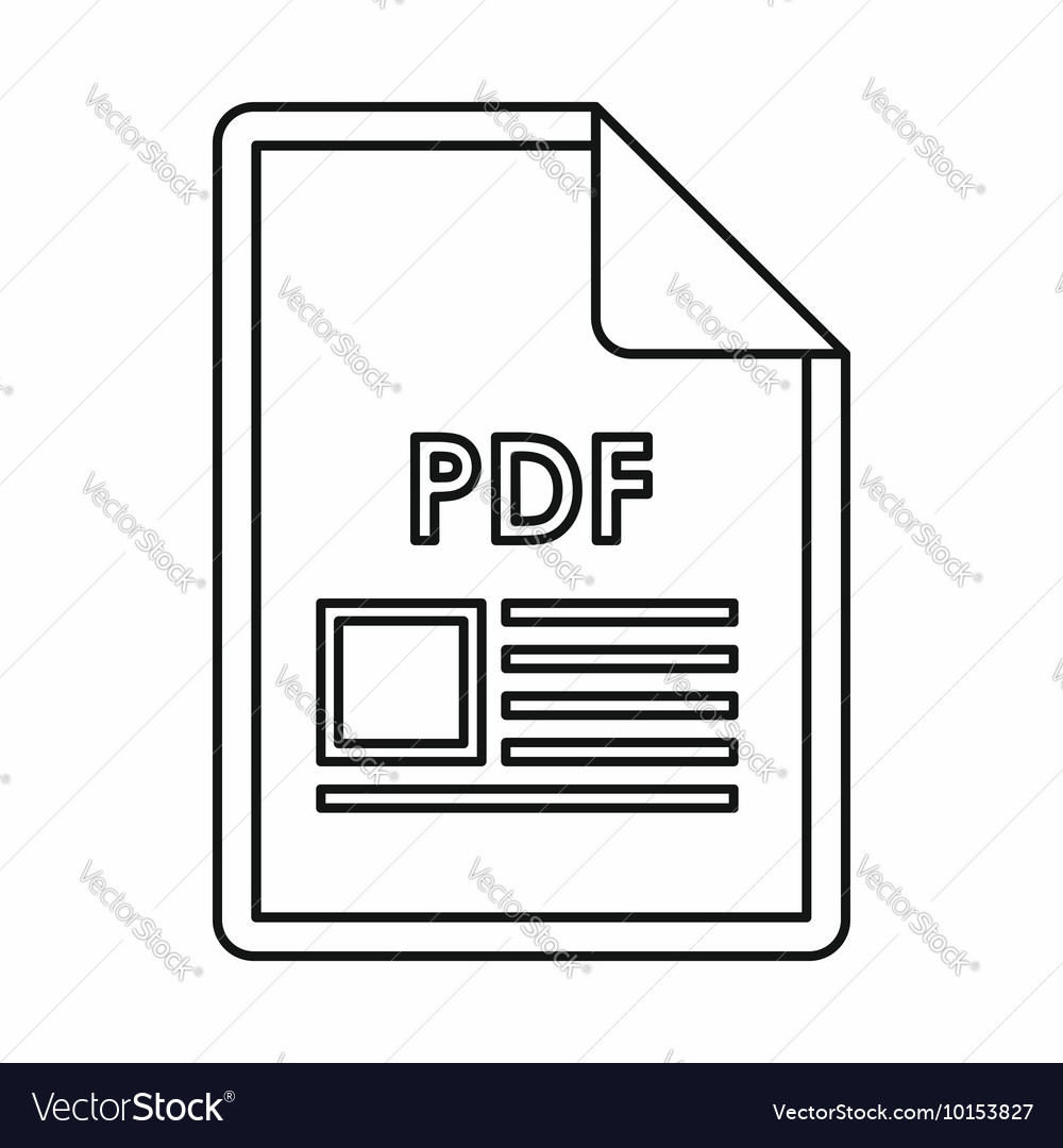 Значок документа pdf