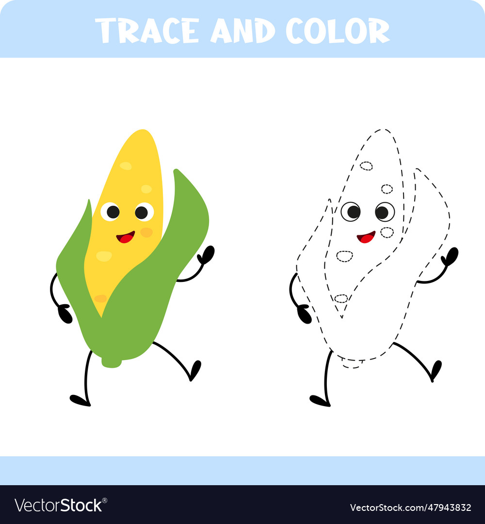 Corn Drawing For Kids