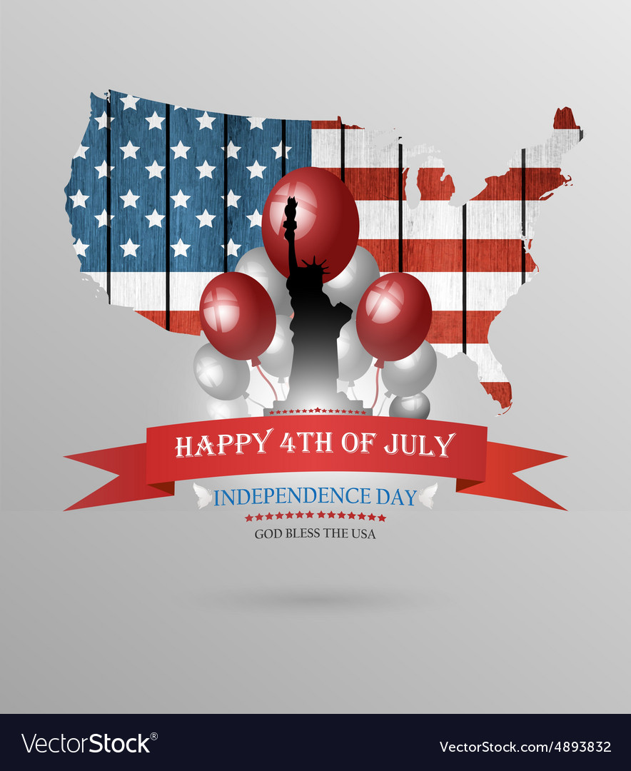 Happy fourth of july Royalty Free Vector Image