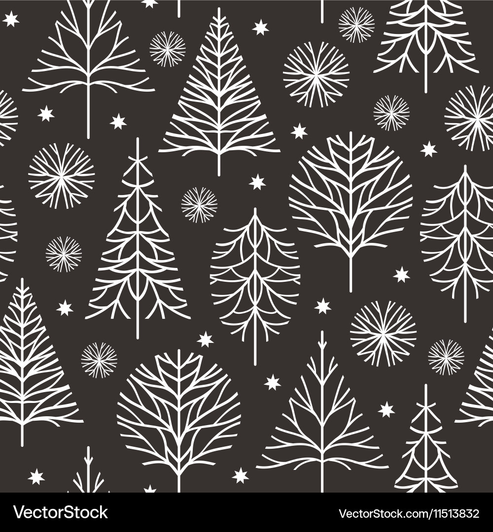 Seamless christmas pattern Royalty Free Vector Image