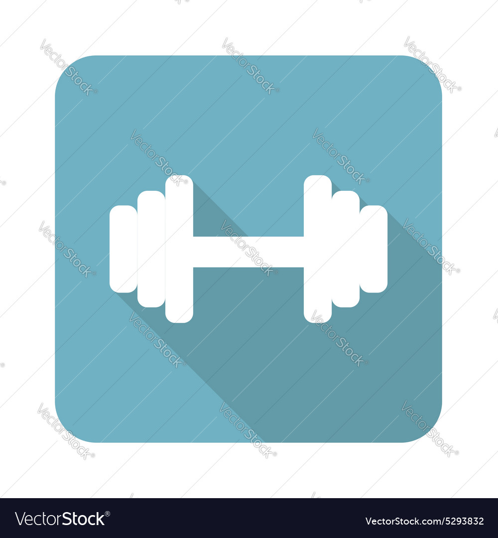 Square barbell icon