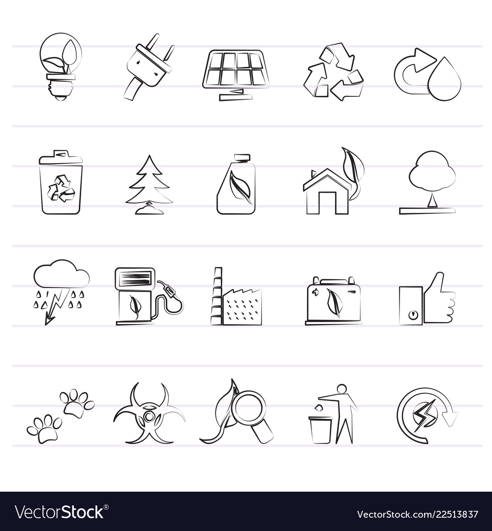 Ecology environment and nature icons 2