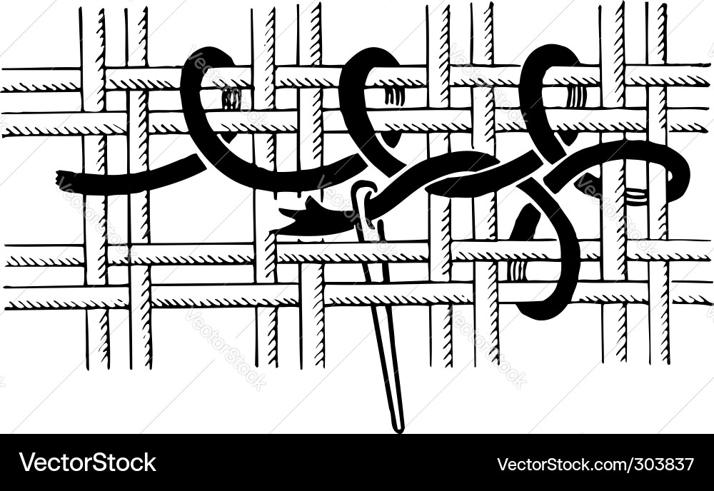 Embroidery Royalty Free Vector Image - VectorStock