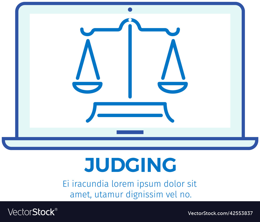 Mass balance scales symbol of law and justice vector image Mass balance scales symbol of law and justice