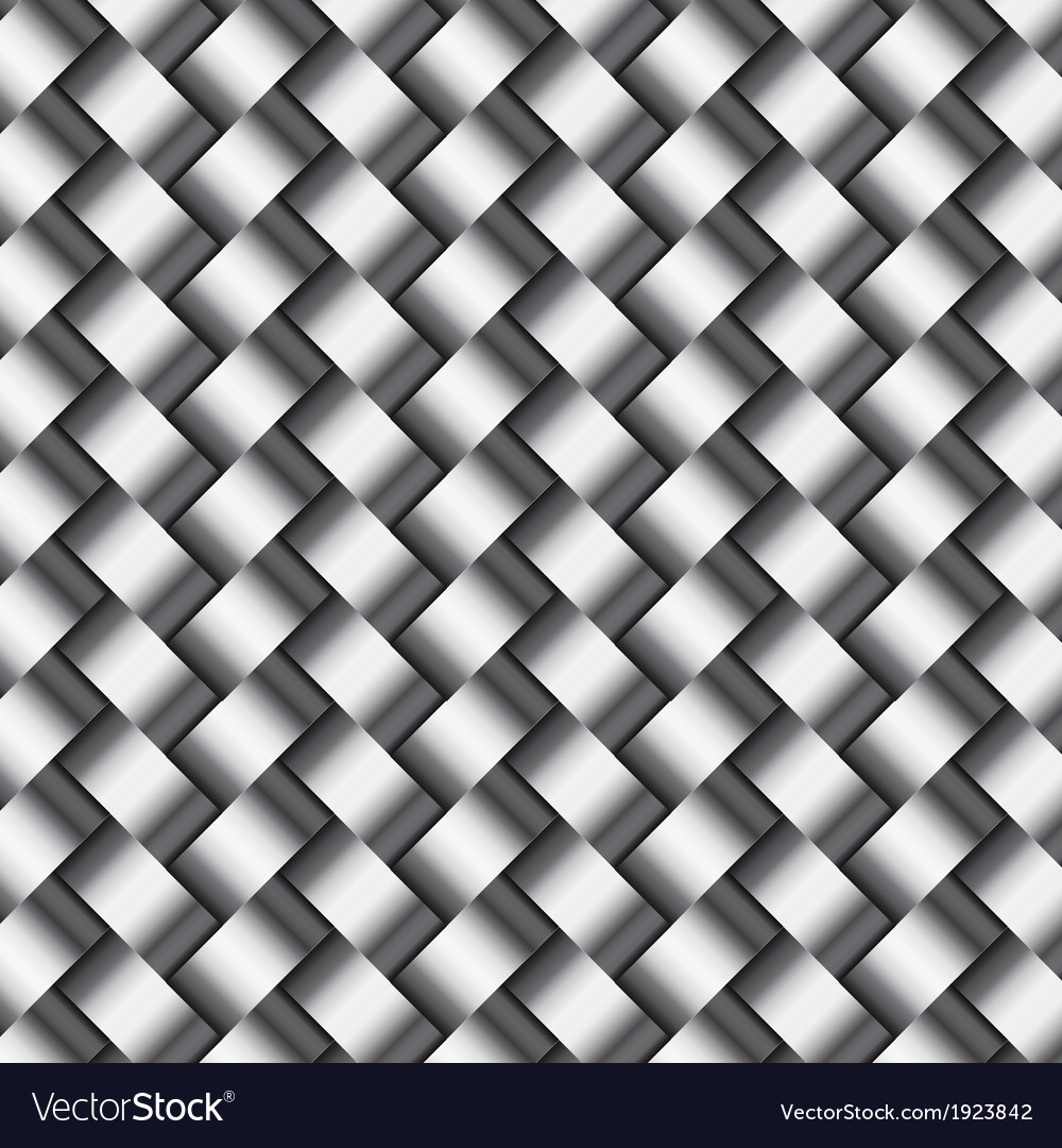 Abstract metallic wickerwork pattern