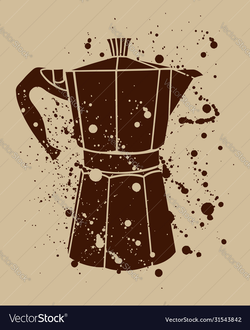 Italian coffee maker or moka pot