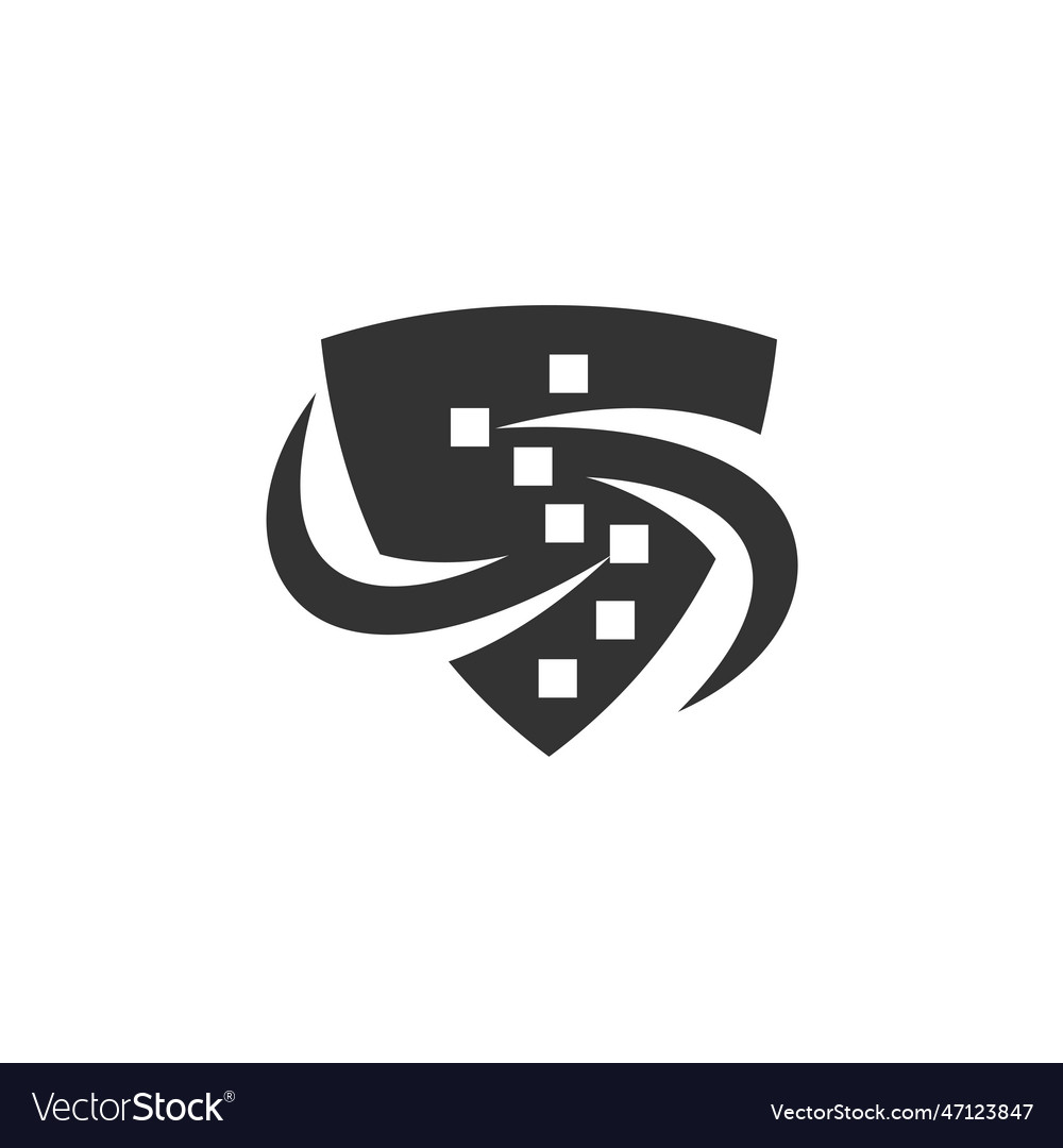 Security logo template icon brand identity