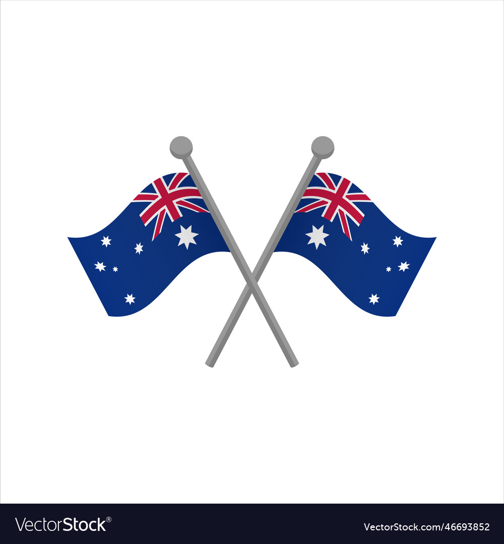 Australian country flag Royalty Free Vector Image