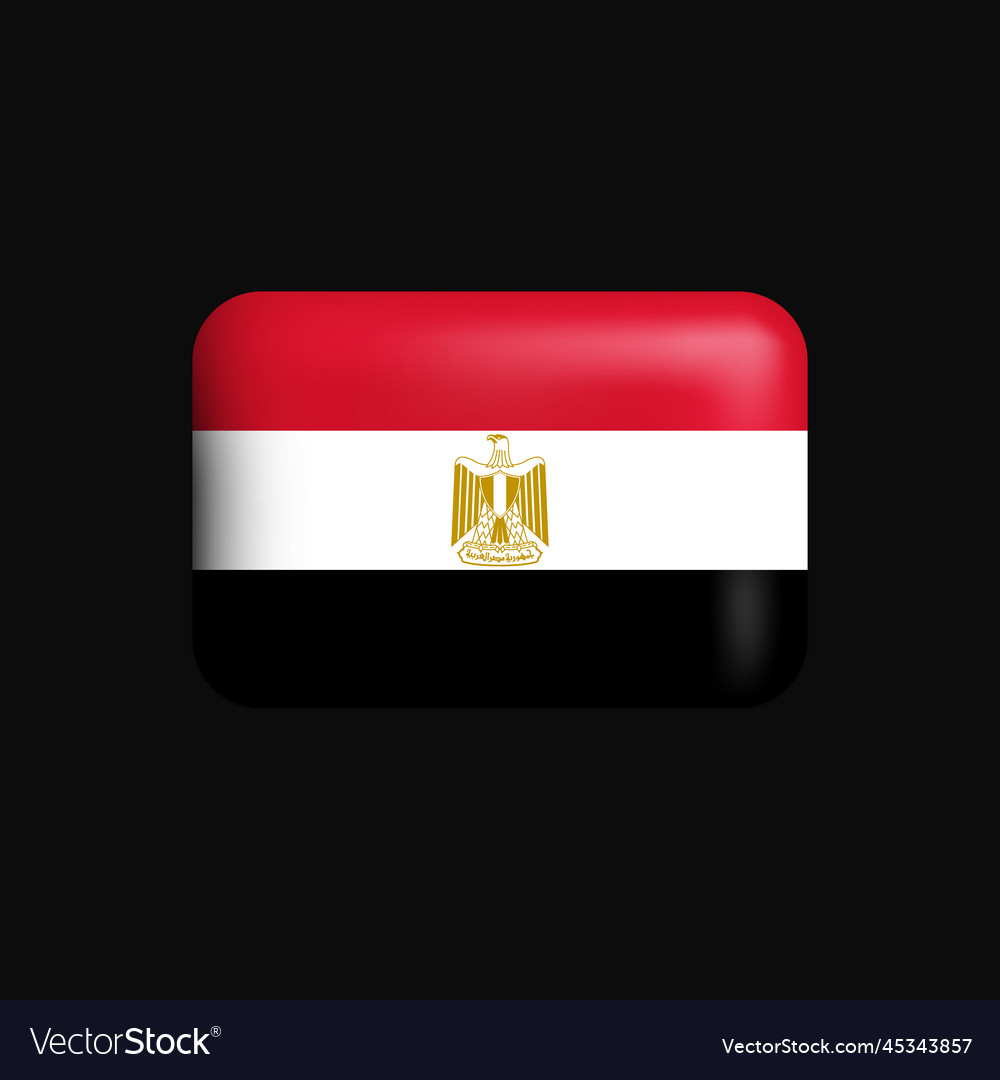 Egypt flag 3d icon national