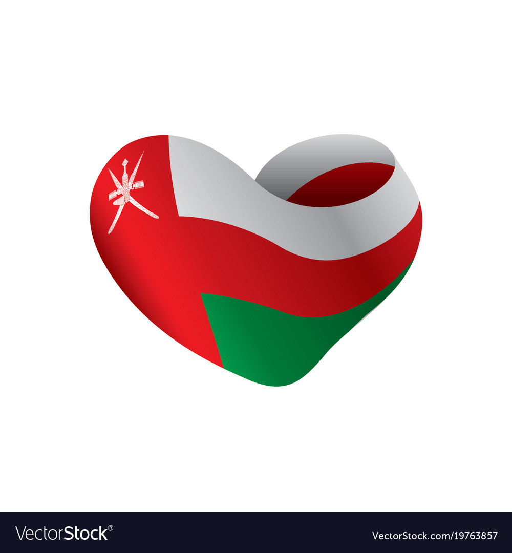 Oman flag Royalty Free Vector Image - VectorStock