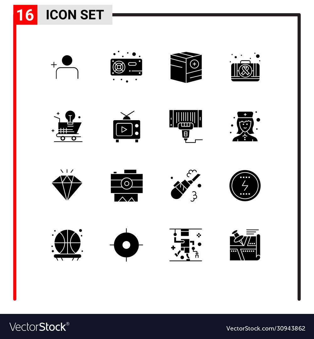 Group 16 solid glyphs signs and symbols