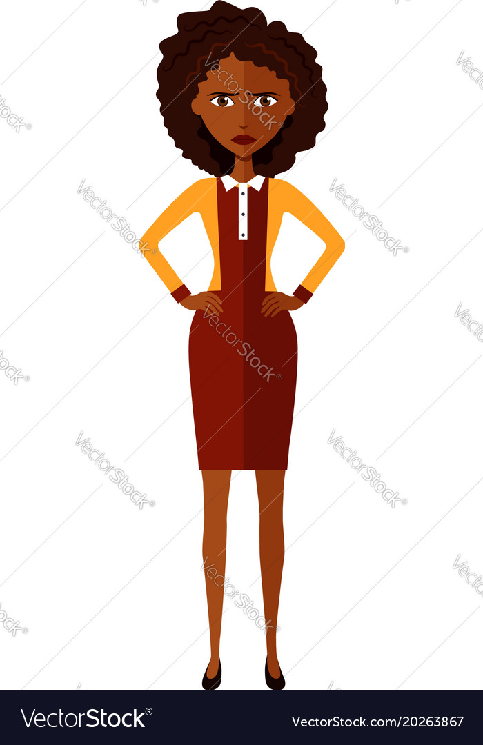 african american worried woman