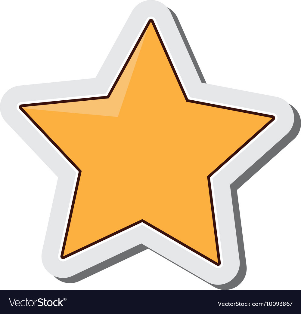 Cartoon star icon