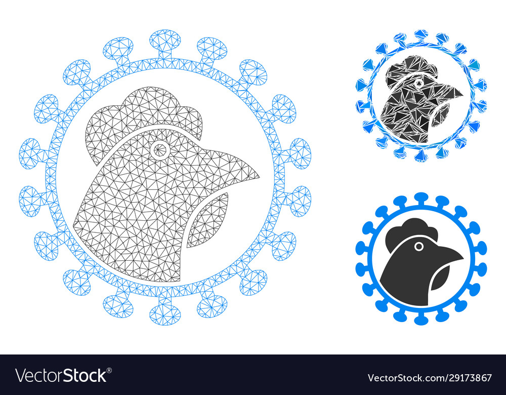 Chicken flu virus mesh network model