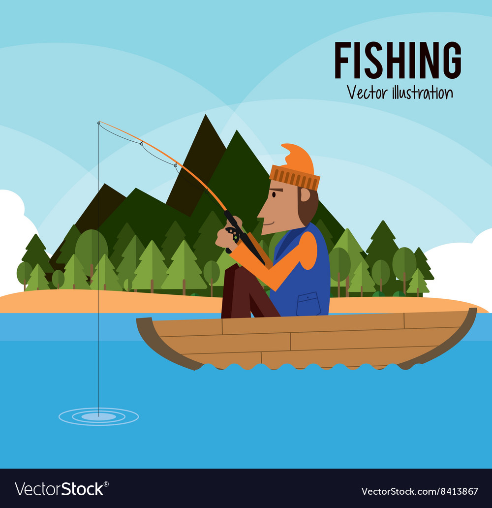 Fishing graphic design