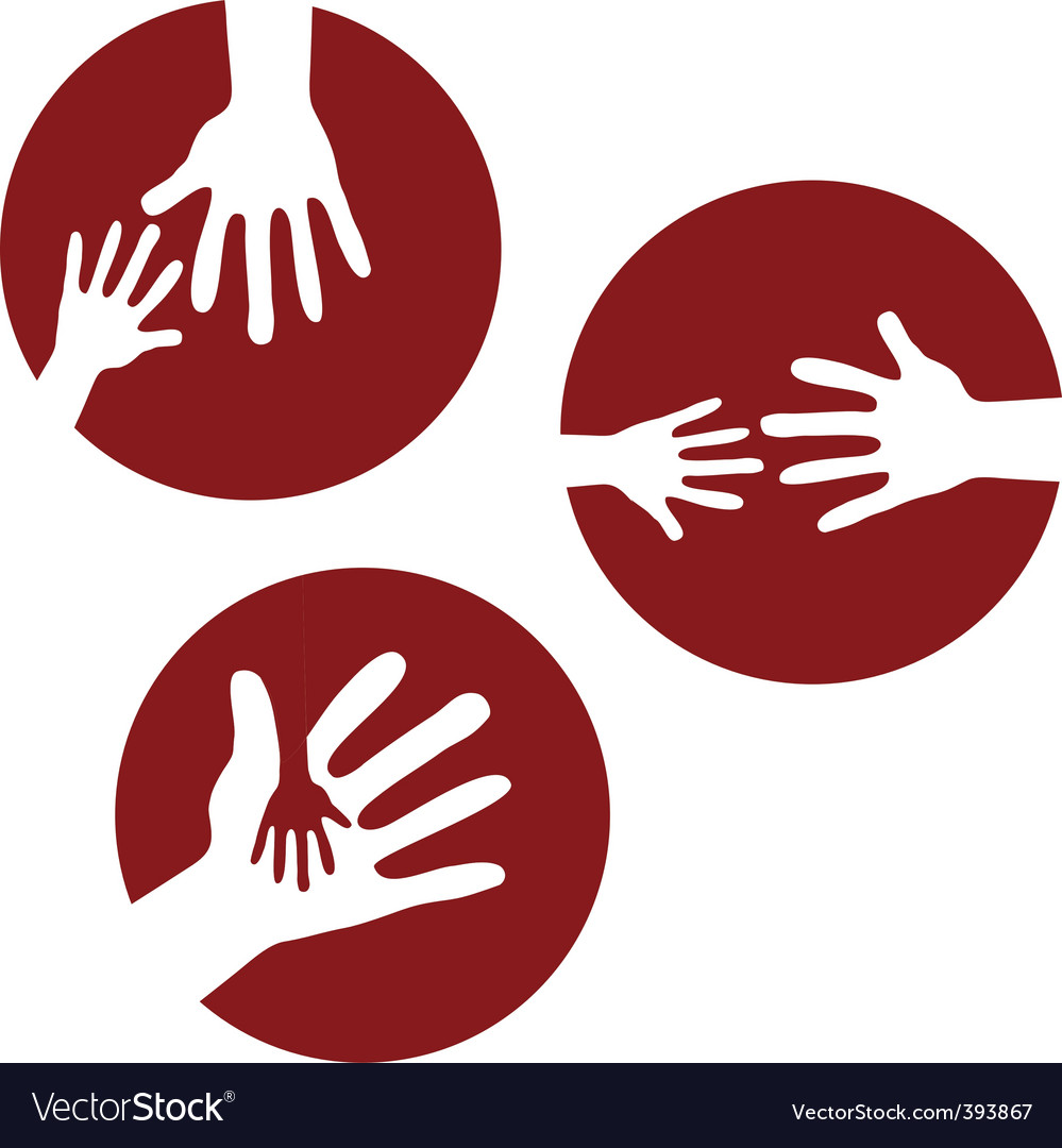 Kids hands together