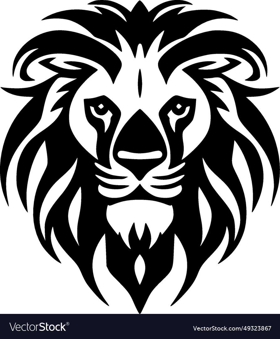 Lion - minimalist and simple silhouette