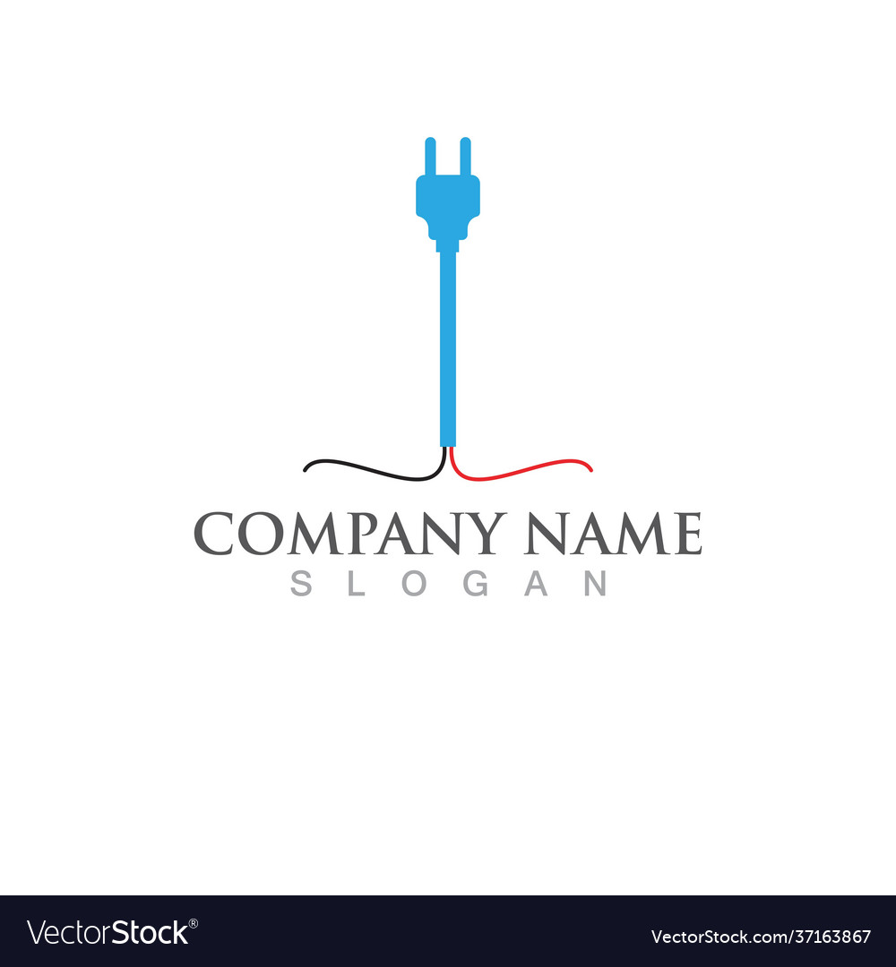 Power-Kabel-Logo-Icon-Design