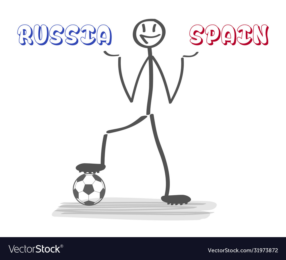 Football - soccer world cup country stackman