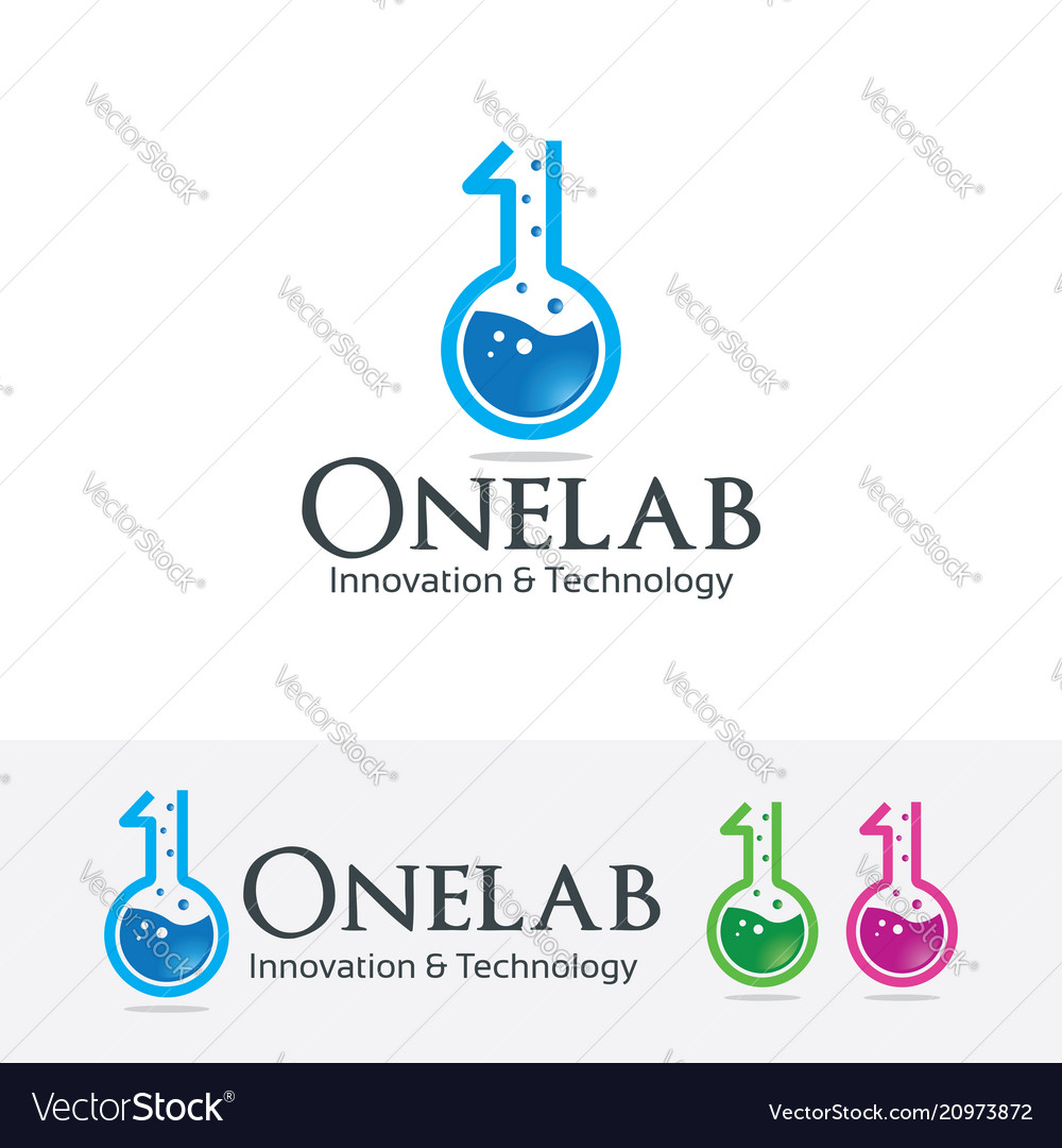 One lab logo design