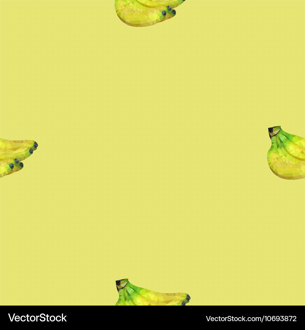 Seamless pattern with bananas Royalty Free Vector Image
