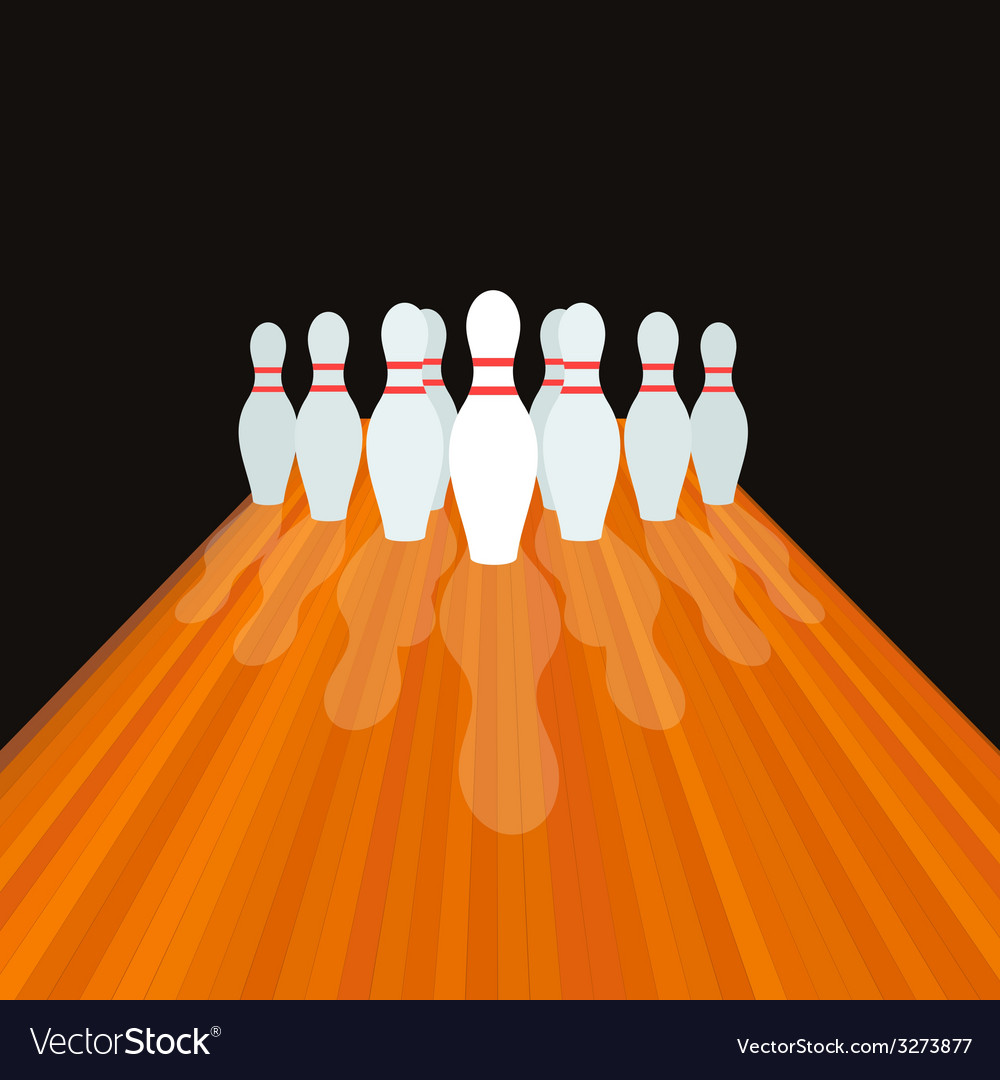 Bowling Royalty Free Vector Image - VectorStock