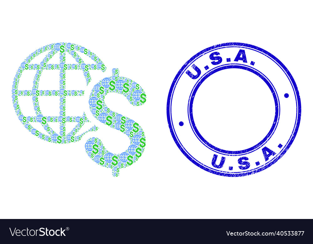 Rubber usa badge and global business recursive