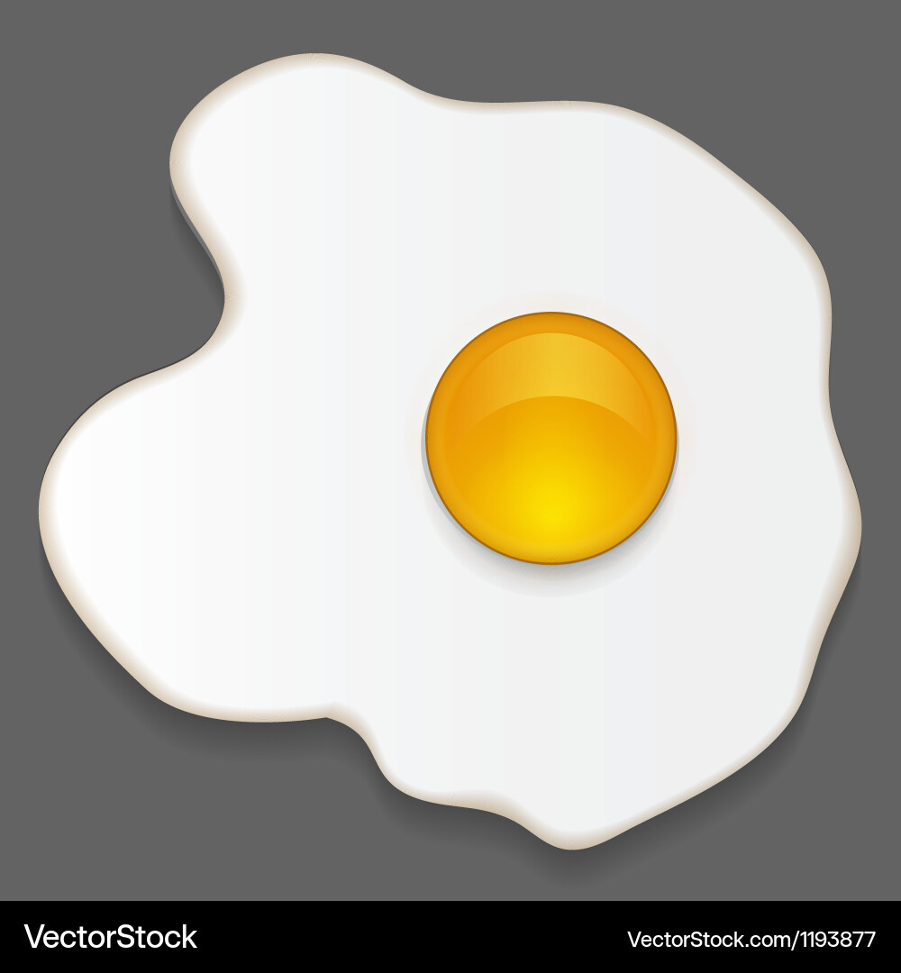 Scrambled egg Royalty Free Vector Image - VectorStock