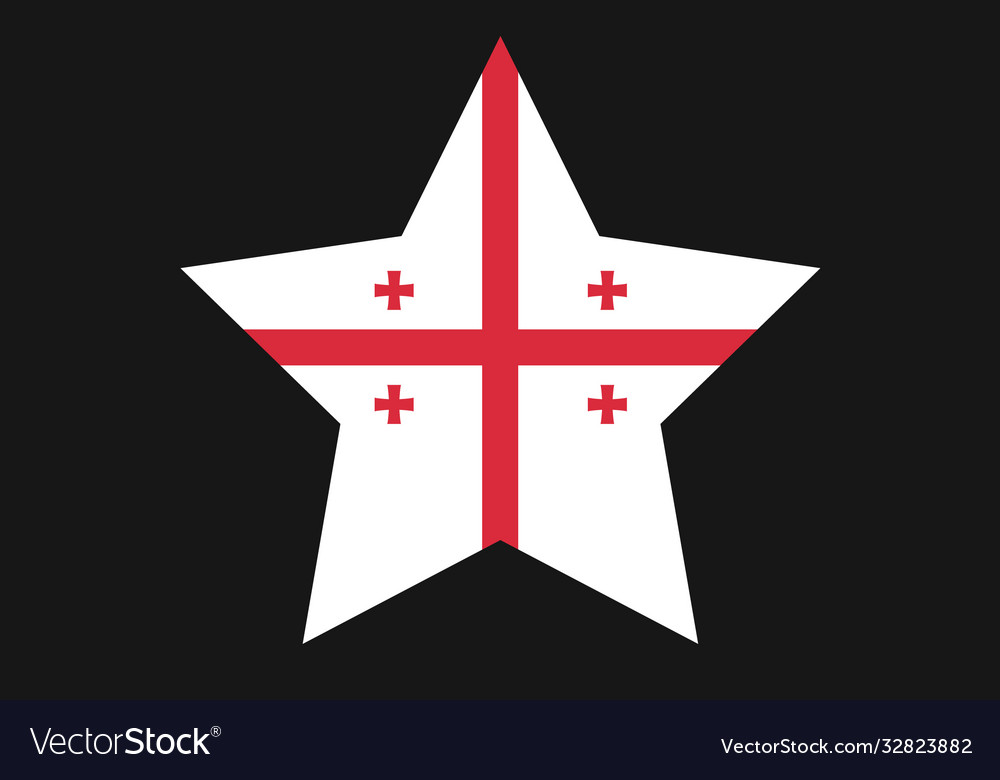 Georgia flag star national