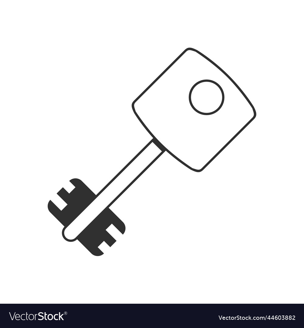 Key simple icon Royalty Free Vector Image - VectorStock