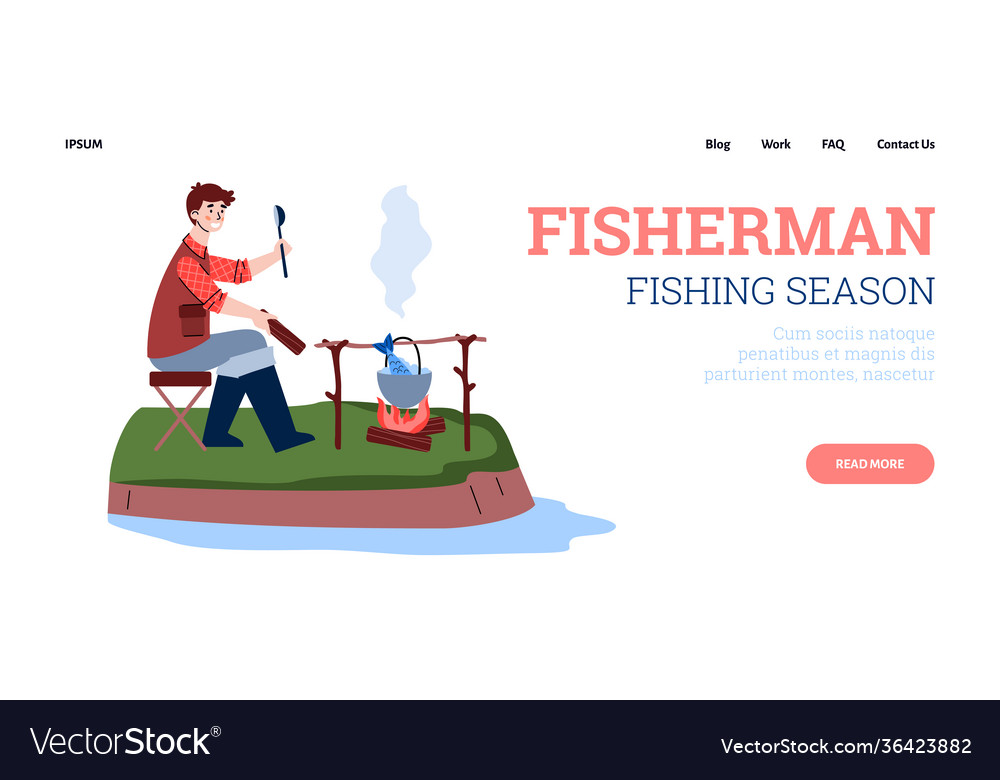 Website for fishing season beginning advertisement