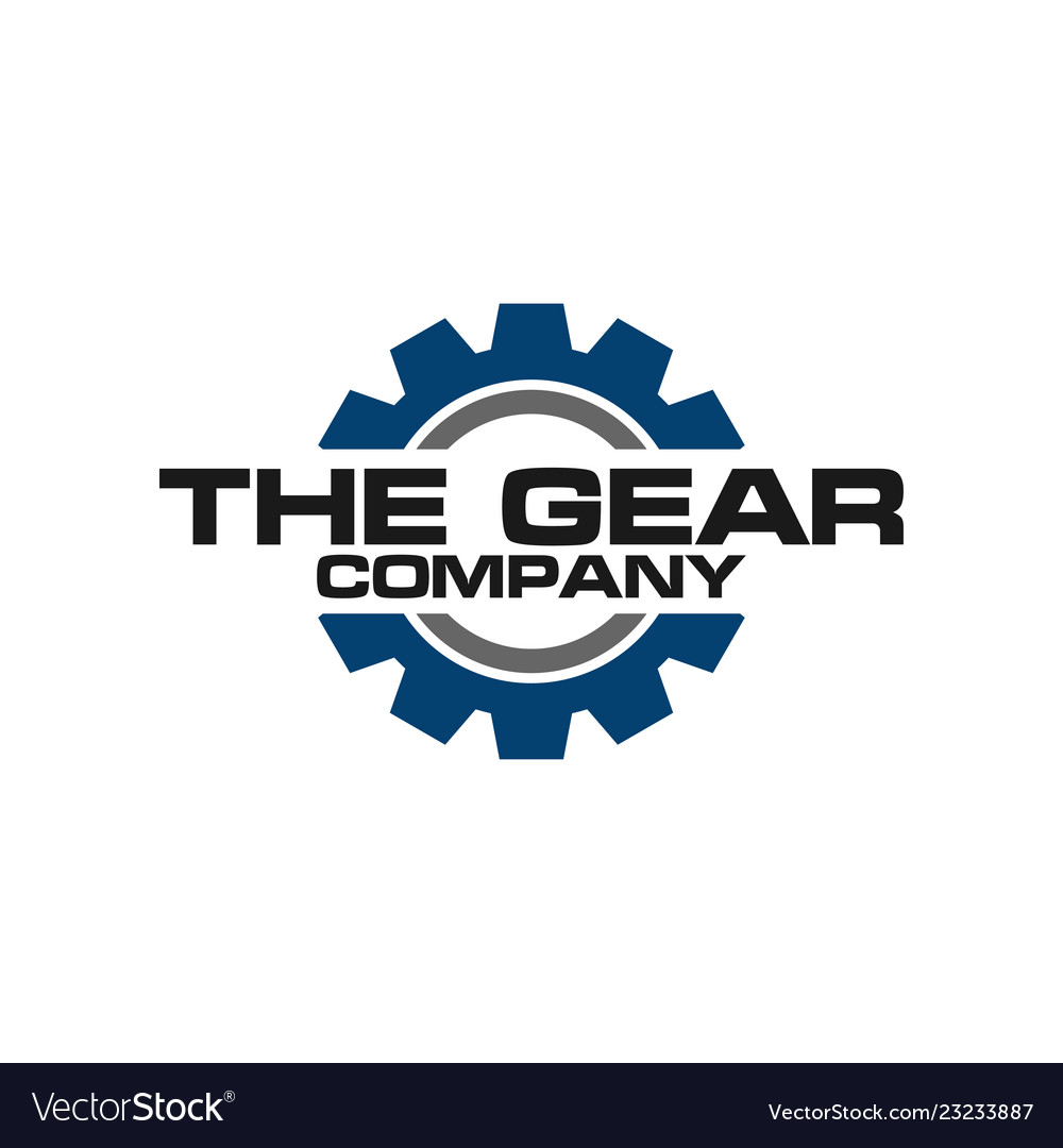 Gear graphic design template