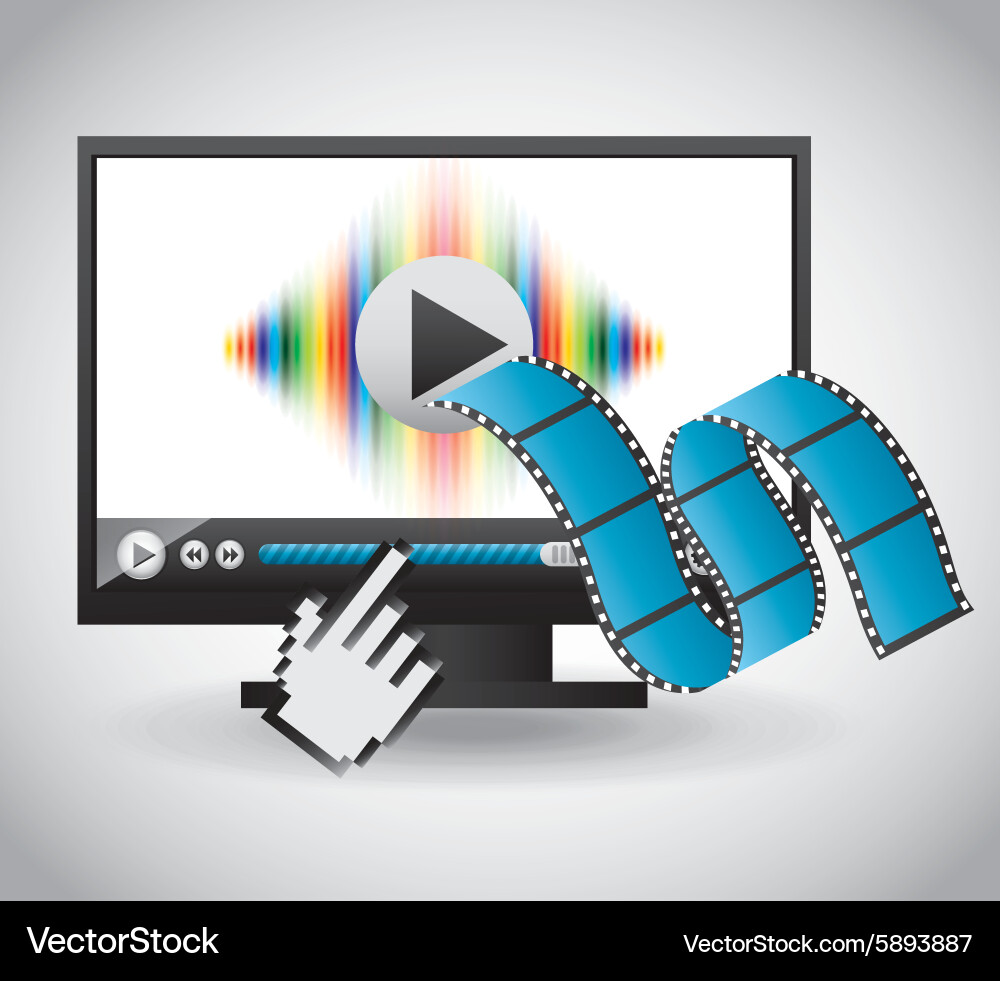 Media player Royalty Free Vector Image - VectorStock