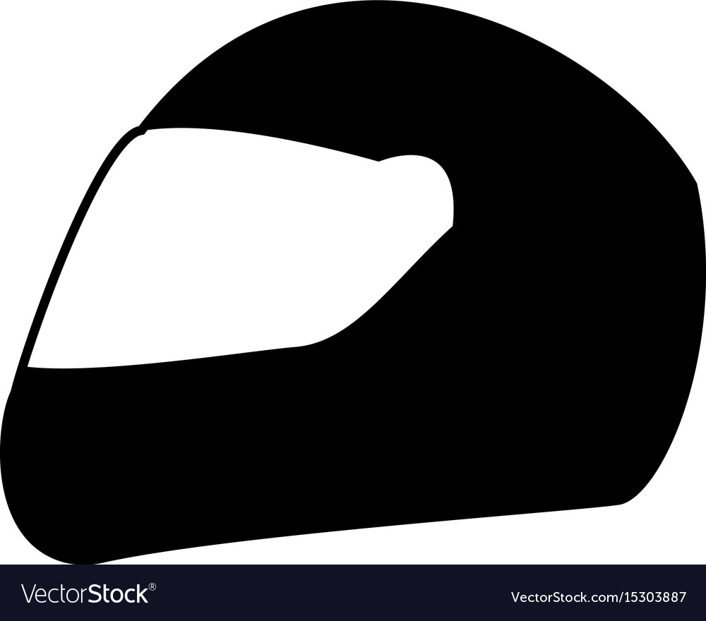 Racing helmet the black color icon