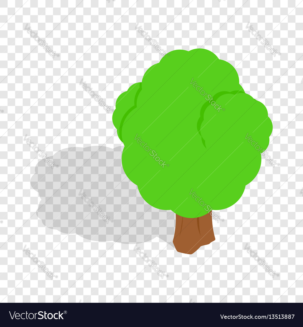 Tree isometric icon Royalty Free Vector Image - VectorStock image.