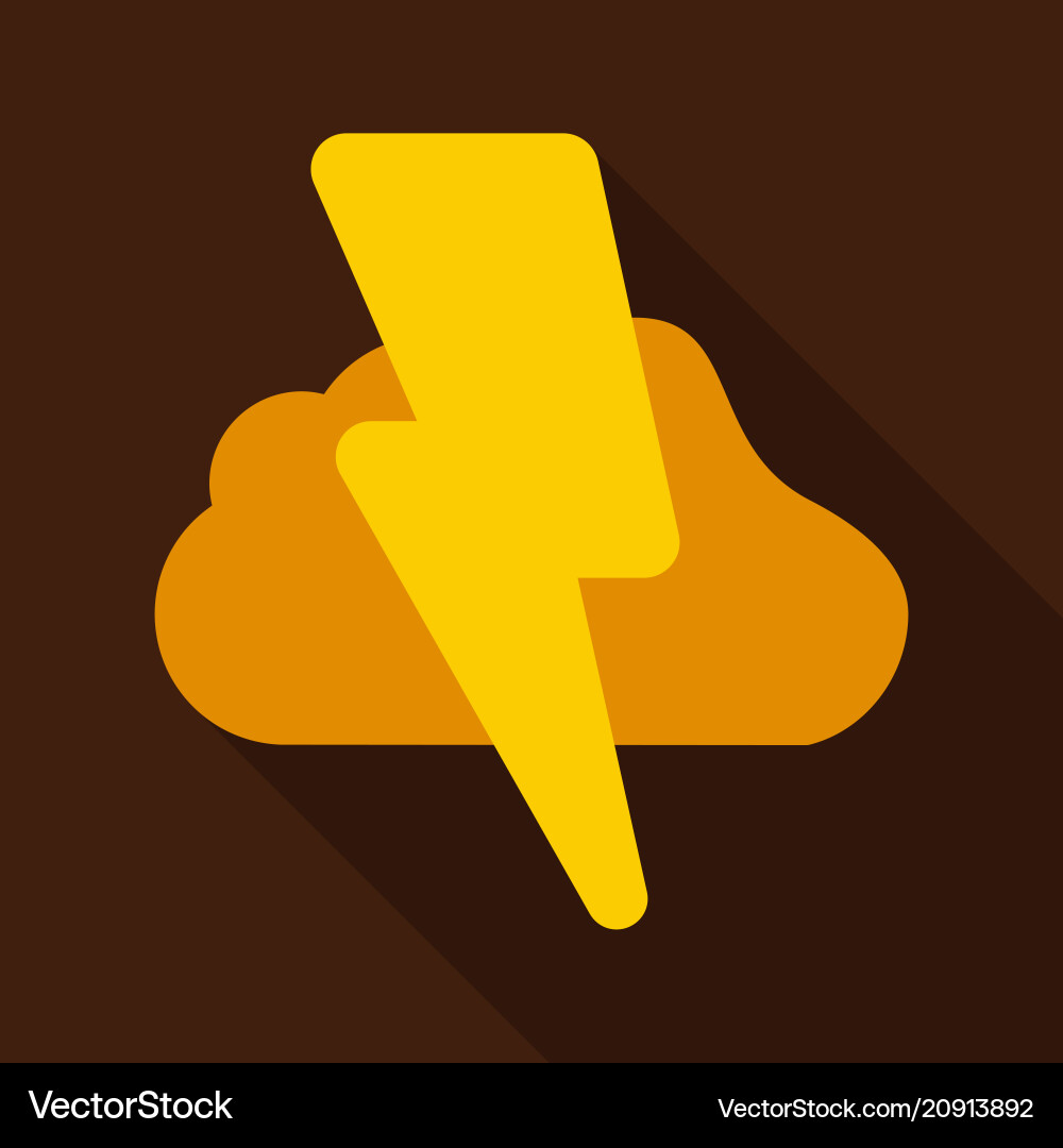 Lightning flash light thunder spark on background Vector Image