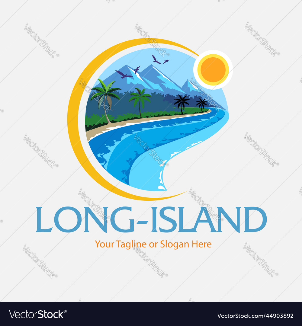 Long island Royalty Free Vector Image VectorStock Long island Royalty Free Vector Image VectorStock