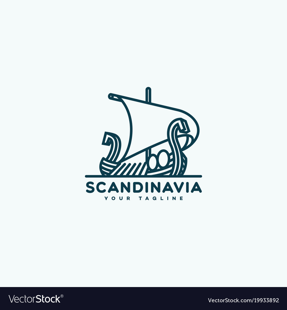 Scandinavia logo Royalty Free Vector Image - VectorStock