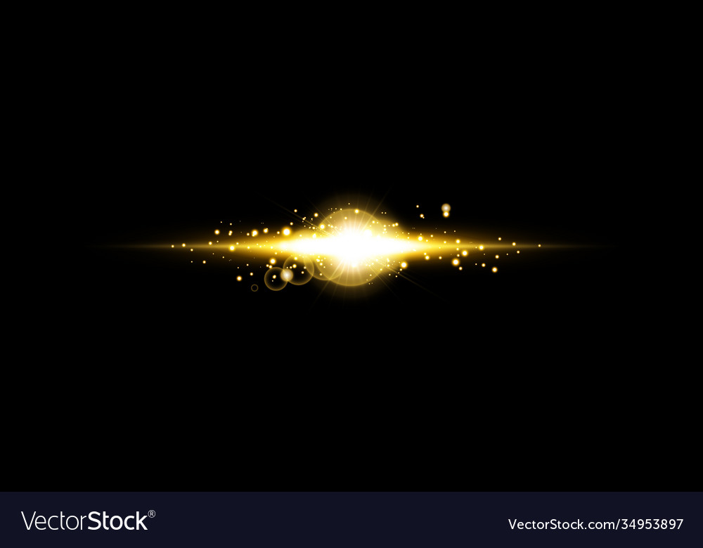 Abstract stylish light effect on a black