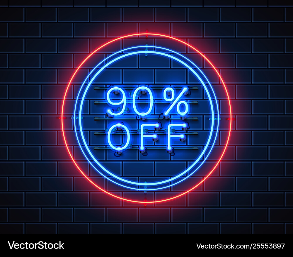 Neon 90 Off Vector Images 62
