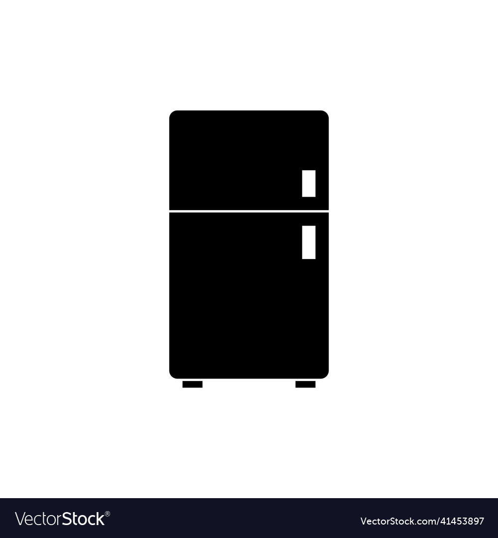 Refrigerator icon trendy flat style for graphic Vector Image