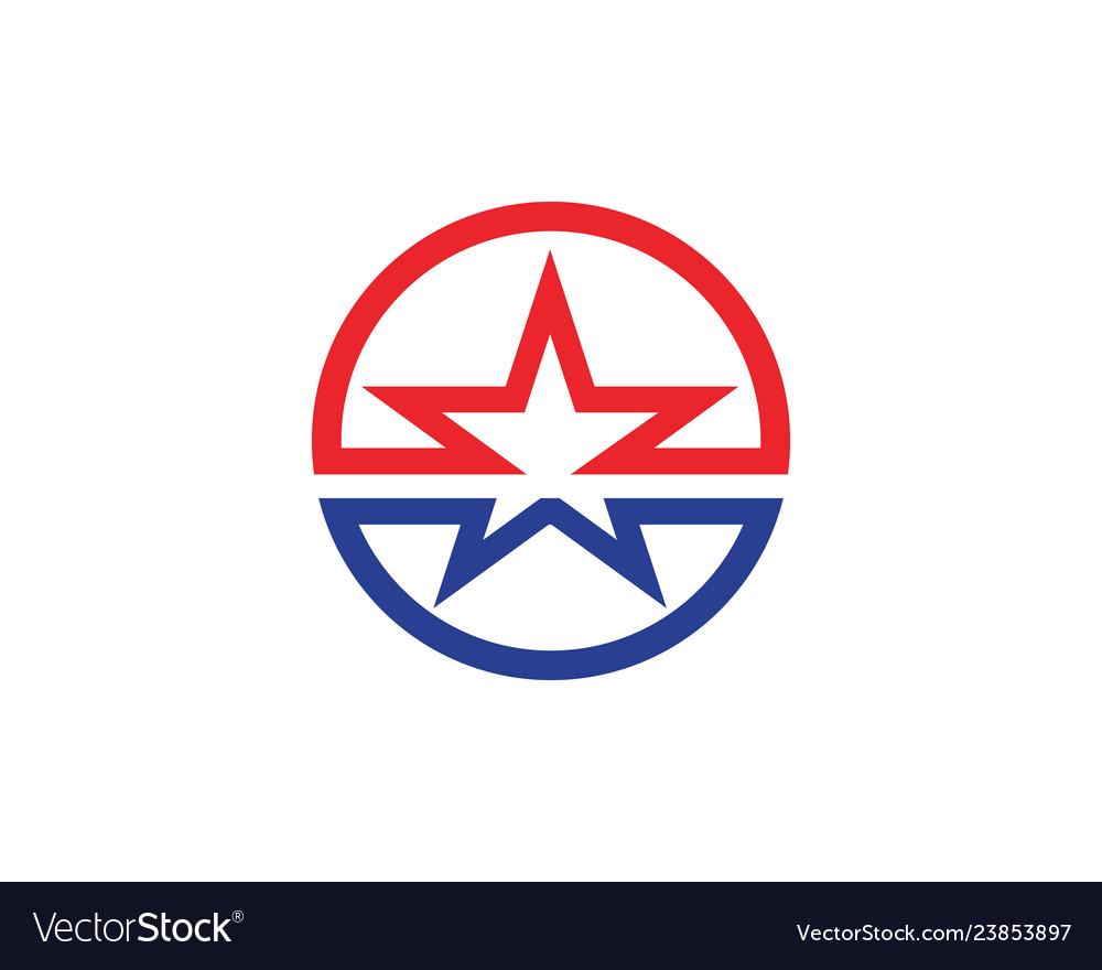 Star logo template Royalty Free Vector Image - VectorStock