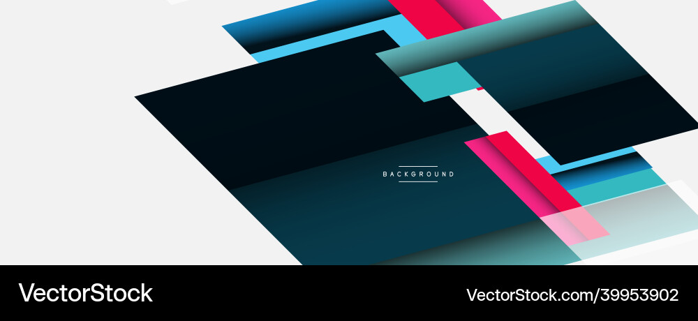 Background geometric diagonal square shapes Vector Image