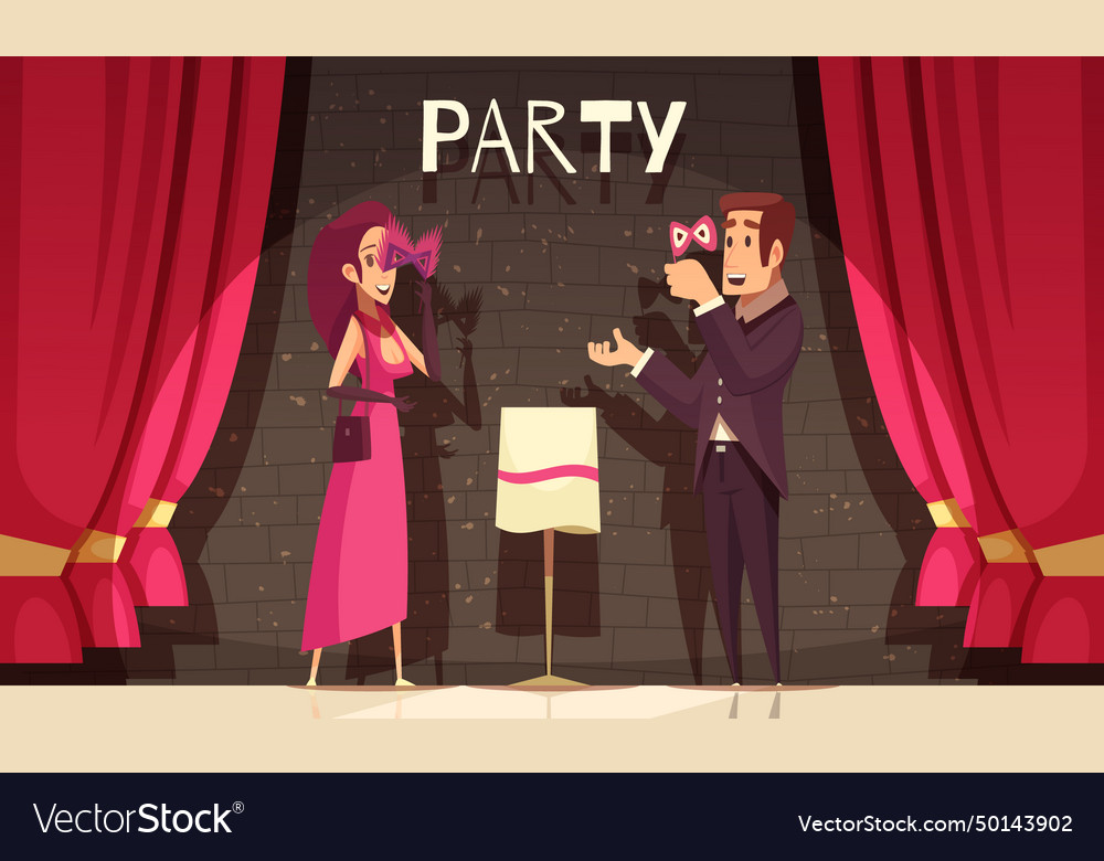 Carnival party background Royalty Free Vector Image