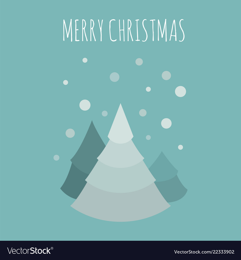 Flat style christmas holiday elements Royalty Free Vector