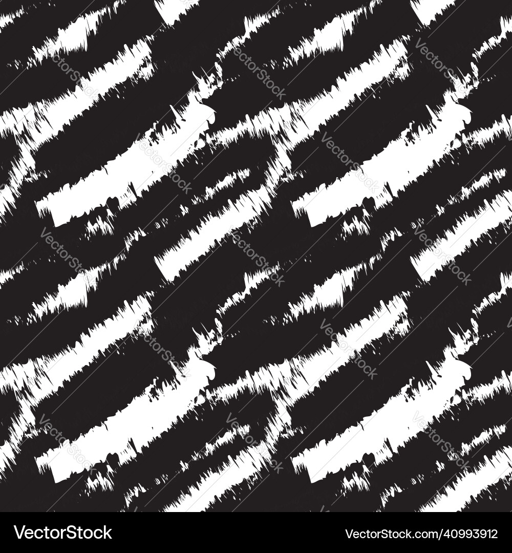 Abstract brush fur seamless pattern Royalty Free Vector